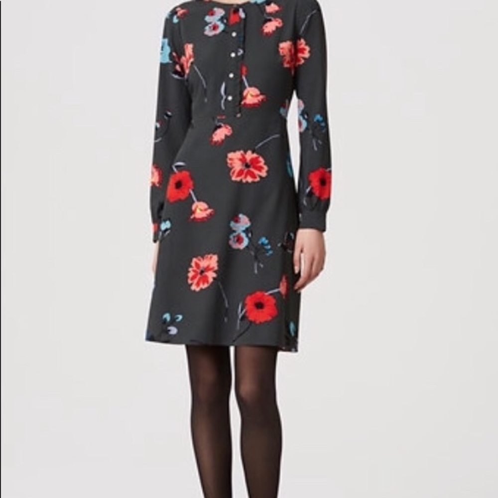 Loft Floral Breeze Shirtdress